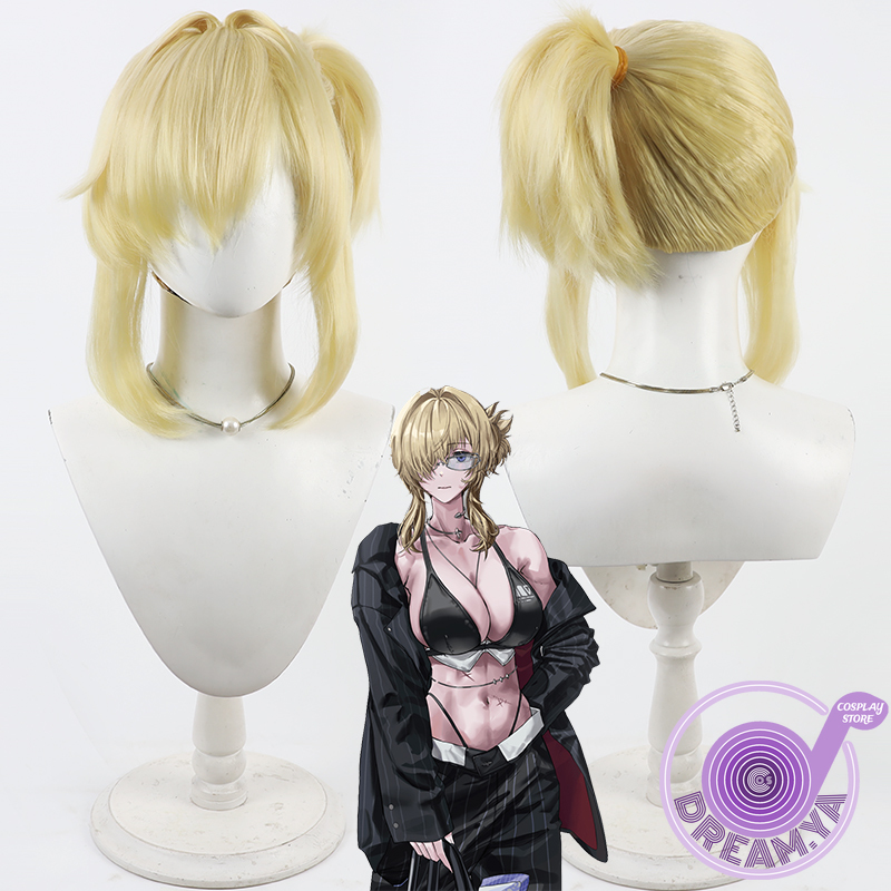 Synthetic Wigs - Parrucca cosplay tomba Nikke Dea della