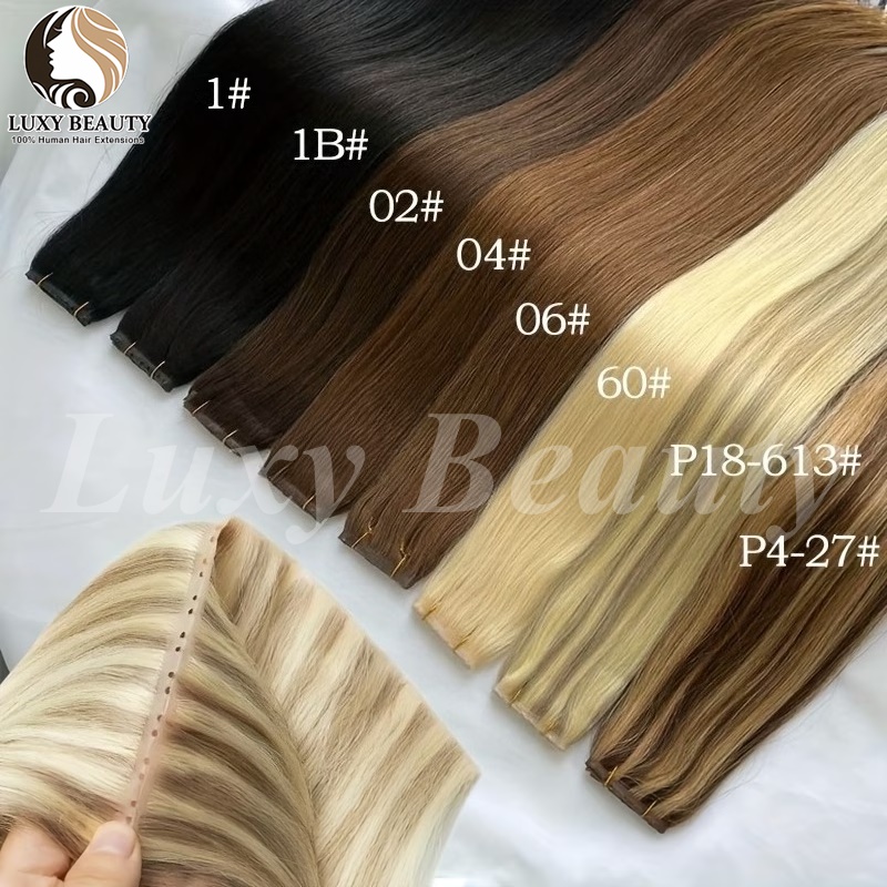 Invisible Tape In Extensions Real Hair - Extensioni per capelli con trama a
