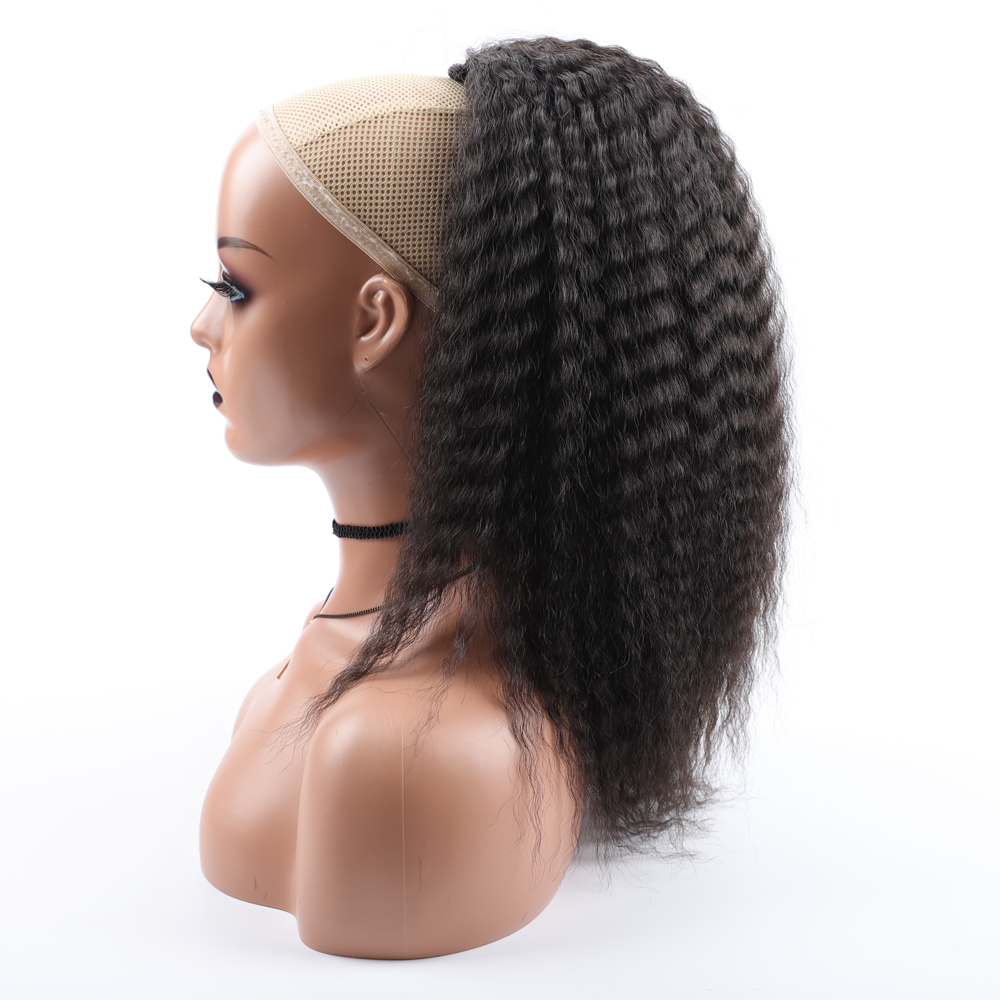 Drawstring Afro Curly Puff Ponytail - Falso coulisse sintetica coda di cavallo