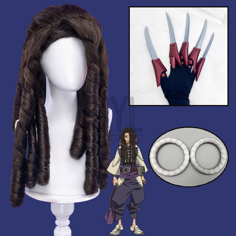 Synthetic Braided Wigs For Black Women - Parrucca Cosplay Anime Gachiakuta Jabber Wonger,