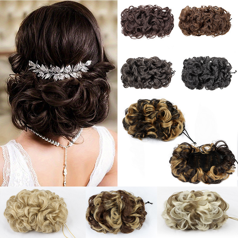 Claw Clip Messy Bun Hair Piece - Extension per chignon con clip a