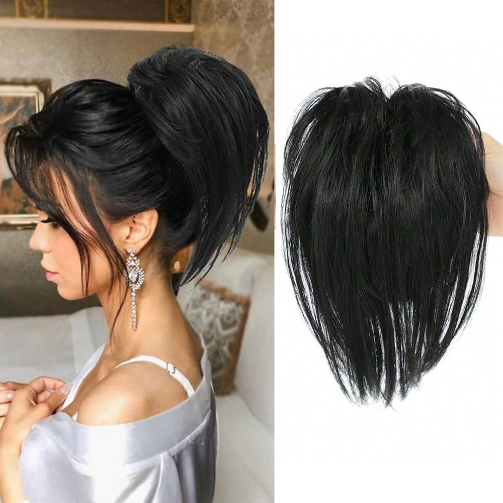 Claw Clip Messy Bun Hair Piece - Coda di cavallo sintetica effetto disordinato