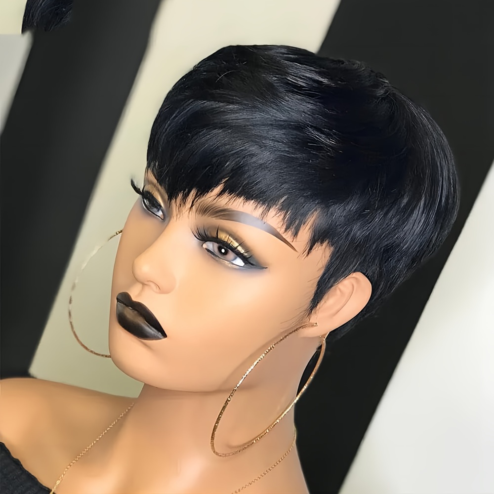 Short Pixie Cut Wig Human Hair Cheap - Parrucca corta Pixie Parrucca per capelli