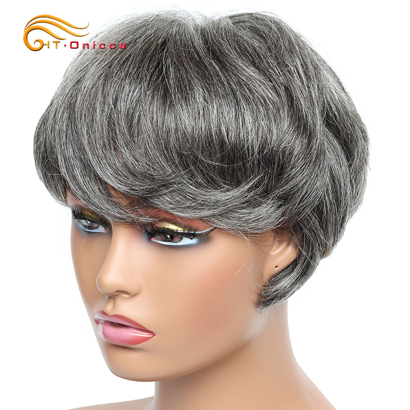 Short Pixie Cut Wig Human Hair Cheap - Parrucca corta economica Parrucche diritte per