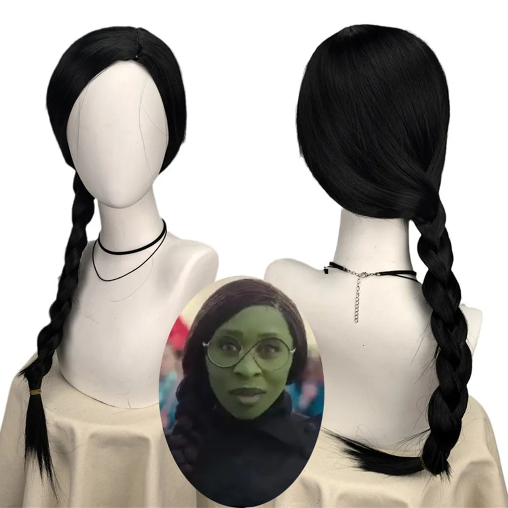 Synthetic Braided Wigs For Black Women - Parrucche Wicked Elphaba per donne e