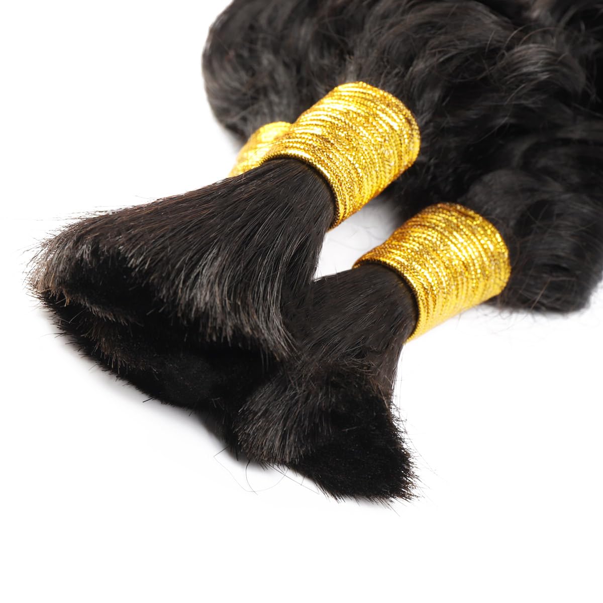 Capelli Umani Ondulati per Int - Water Wave Bulk Human Hair For Braiding recensione e prezzo