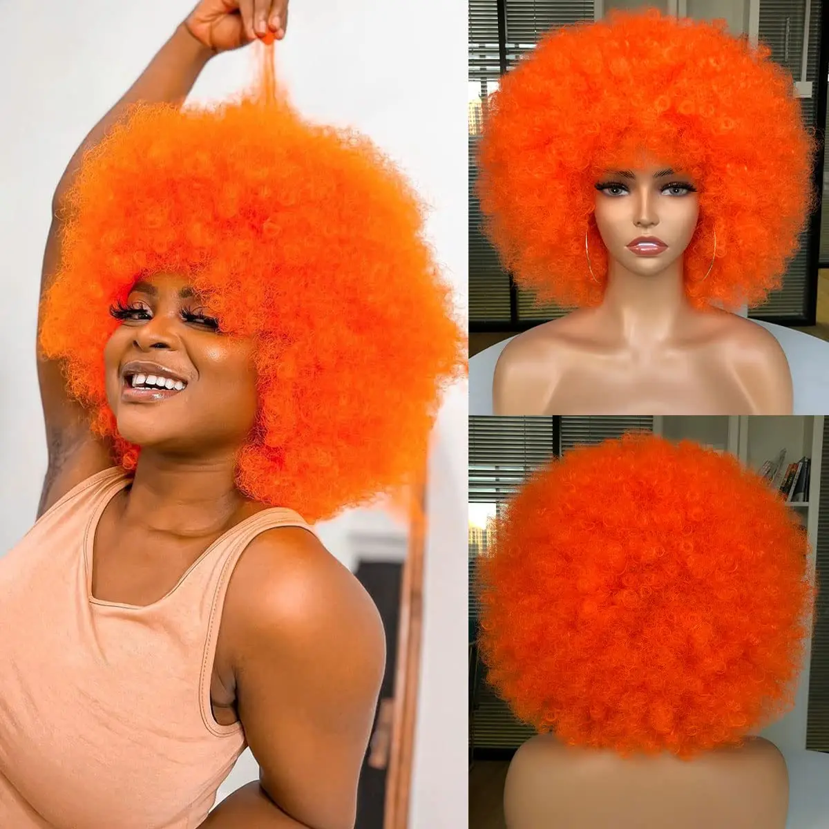 Parrucca Afro parrucca sinteti - Synthetic Braided Wigs For Black Women recensione e prezzo
