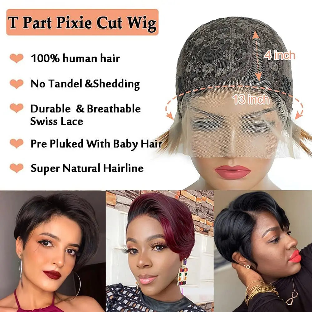 Parrucca corta per capelli uma - Short Pixie Cut Wig Human Hair Cheap recensione e prezzo