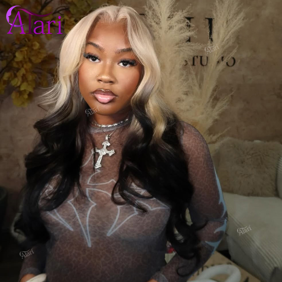 Parrucche Ombre Biondo Nero co - 613 Blonde Body Wave Lace Front Wig recensione e prezzo