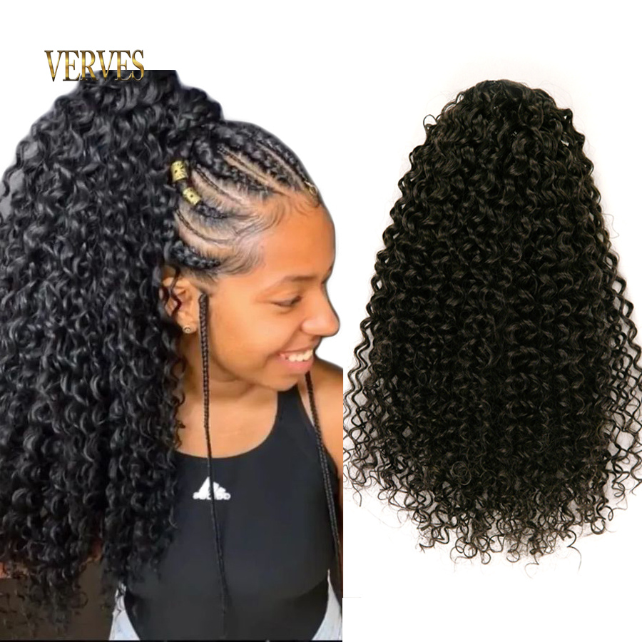 VERVES Coulisse sintetica Soff - Drawstring Afro Curly Puff Ponytail recensione e prezzo