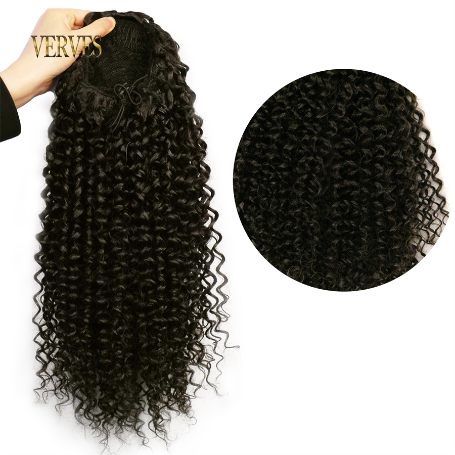VERVES Coulisse sintetica Soff - Drawstring Afro Curly Puff Ponytail recensione e prezzo