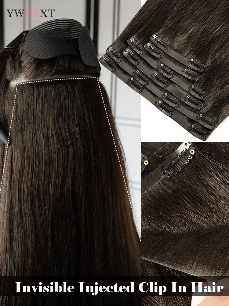 Clip invisibile nelle estensio - Seamless Clip In Hair Extensions Human Hair recensione e prezzo