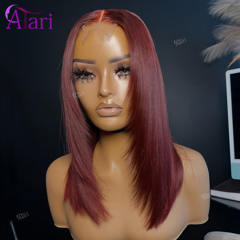 Parrucca Bob Liscia 99J Bordea - Pre Parted 13X4 Lace Front Bob Wig recensione e prezzo