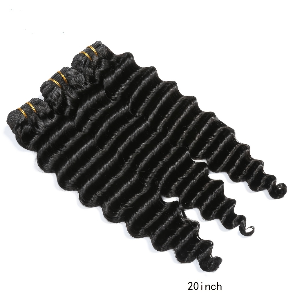Ciocche di Capelli Umani Ondul - Deep Wave 3 Bundles With Closure recensione e prezzo