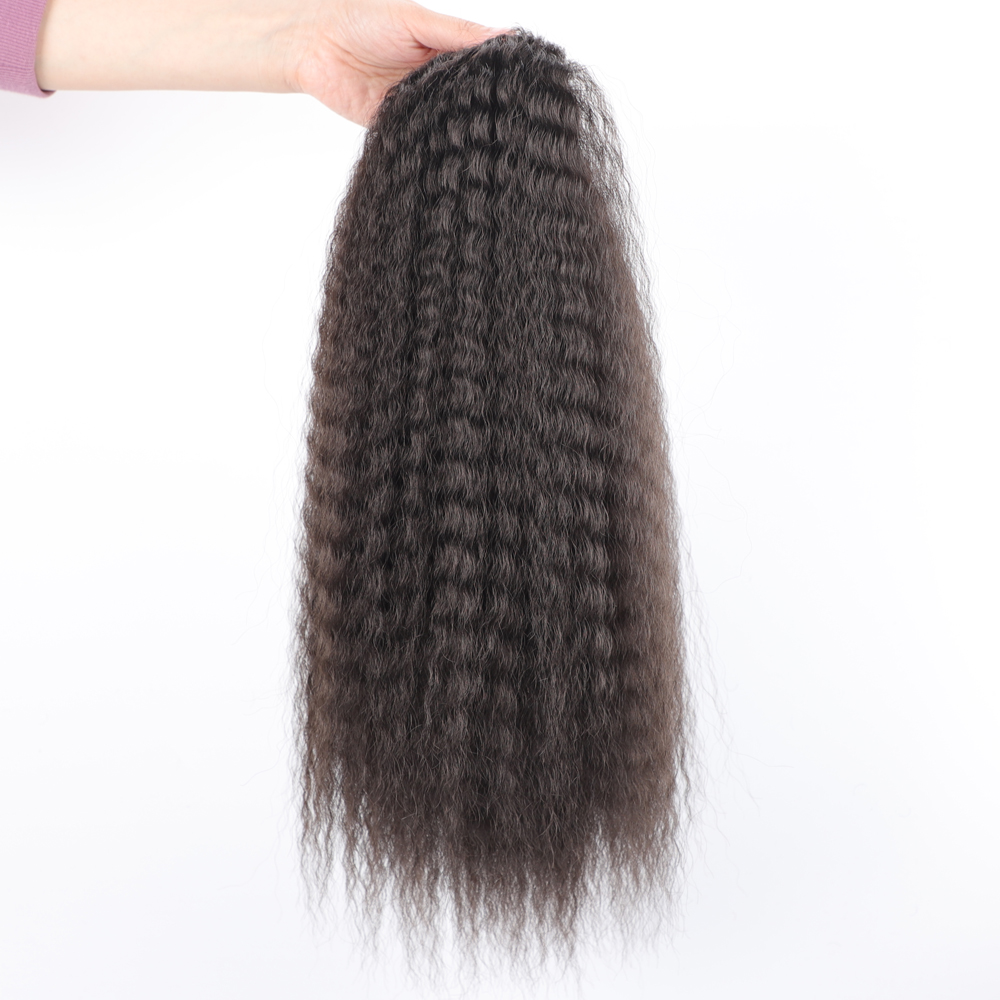 Falso coulisse sintetica coda  - Drawstring Afro Curly Puff Ponytail recensione e prezzo