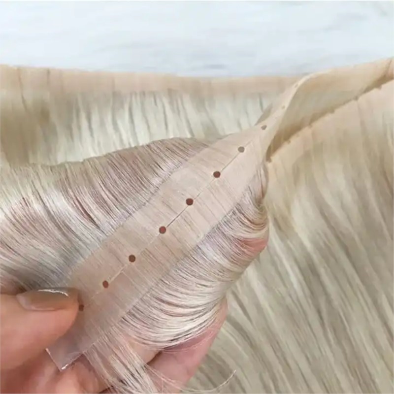 Capelli di trama invisibili in - Invisible Tape In Extensions Real Hair recensione e prezzo