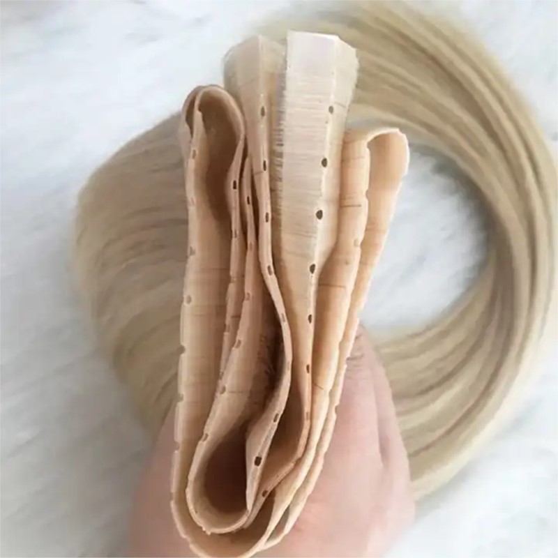 Capelli di trama invisibili in - Invisible Tape In Extensions Real Hair recensione e prezzo