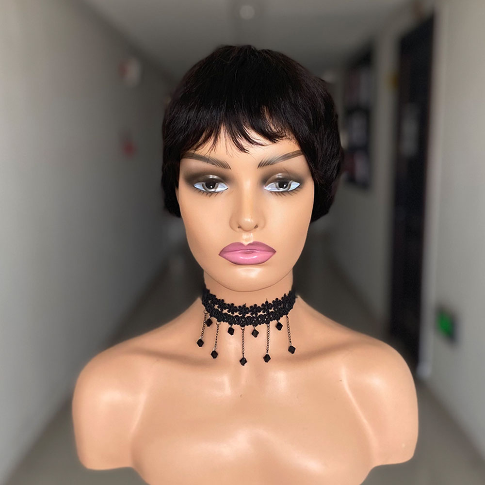 Parrucche per capelli umani co - Short Pixie Cut Wig Human Hair Cheap recensione e prezzo