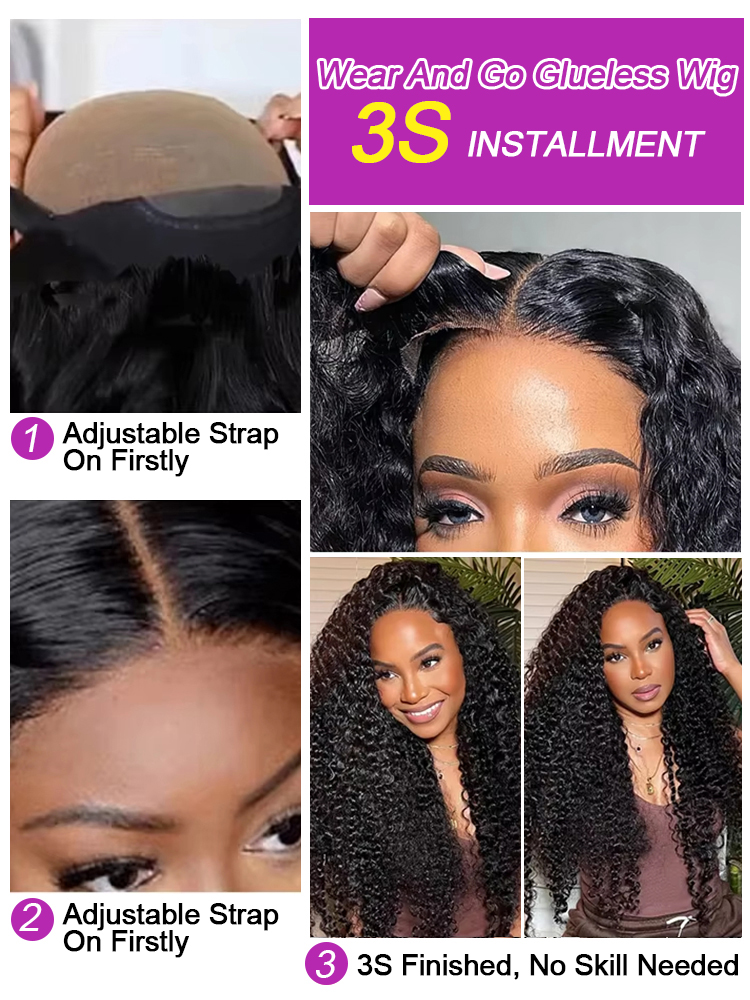 40 Parrucca anteriore in pizzo - Water Wave Bulk Human Hair For Braiding recensione e prezzo