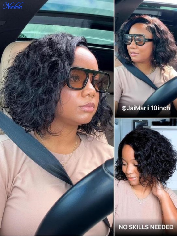 Parrucca BOB Nadula 13x4 con F - Pre Parted 13X4 Lace Front Bob Wig recensione e prezzo