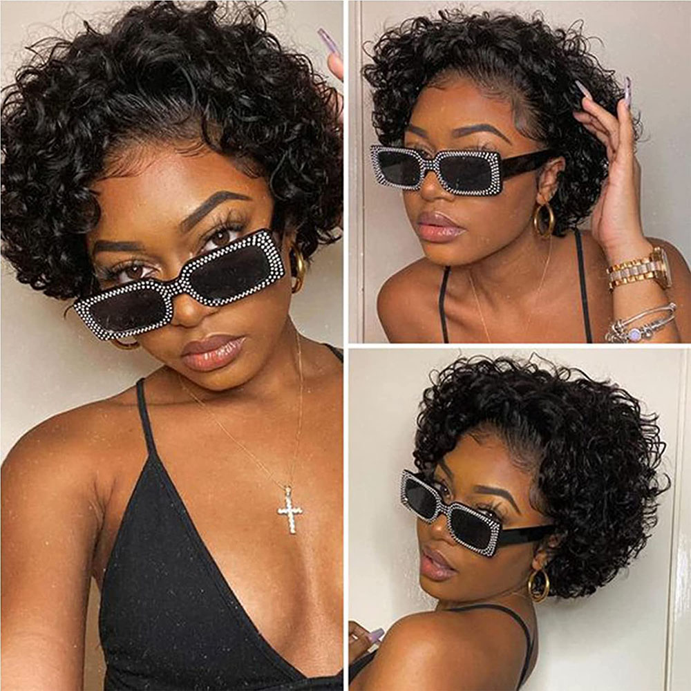 Parrucca corta con taglio pixi - Short Pixie Cut Wig Human Hair Cheap recensione e prezzo