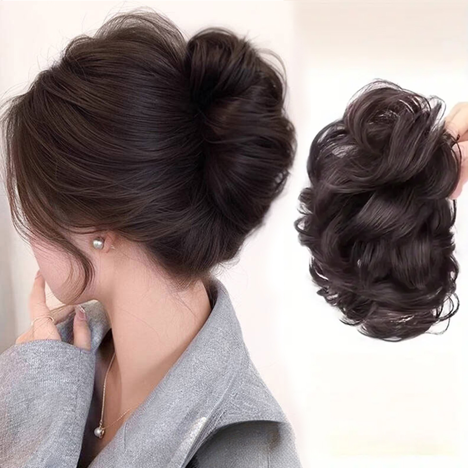 Chignon sintetico disordinato  - Claw Clip Messy Bun Hair Piece recensione e prezzo