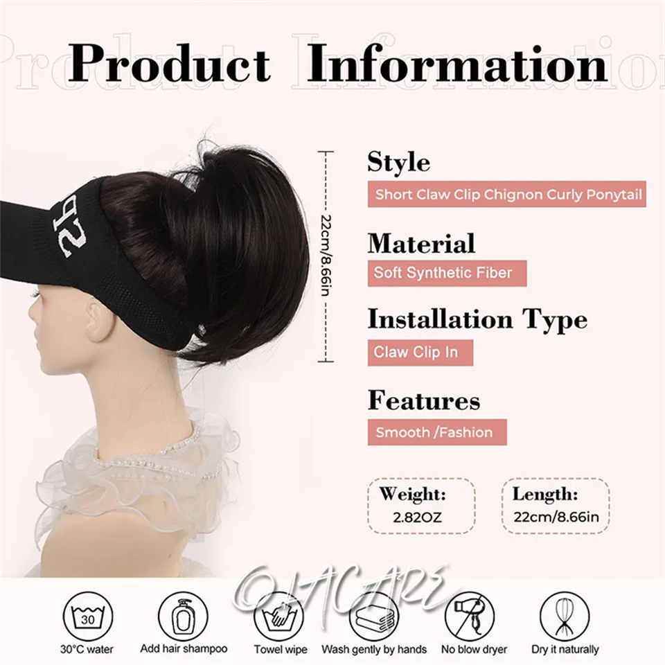 Pezzo di capelli per chignon d - Claw Clip Messy Bun Hair Piece recensione e prezzo