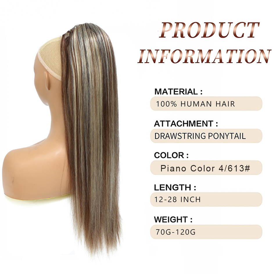 SOVO Coulisse Coda di cavallo  - Seamless Clip In Hair Extensions Human Hair recensione e prezzo