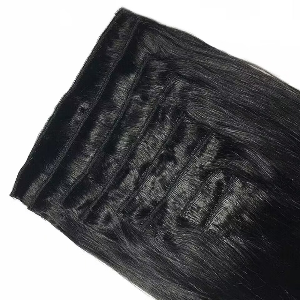 Clip dritta naturale nelle est - Seamless Clip In Hair Extensions Human Hair recensione e prezzo