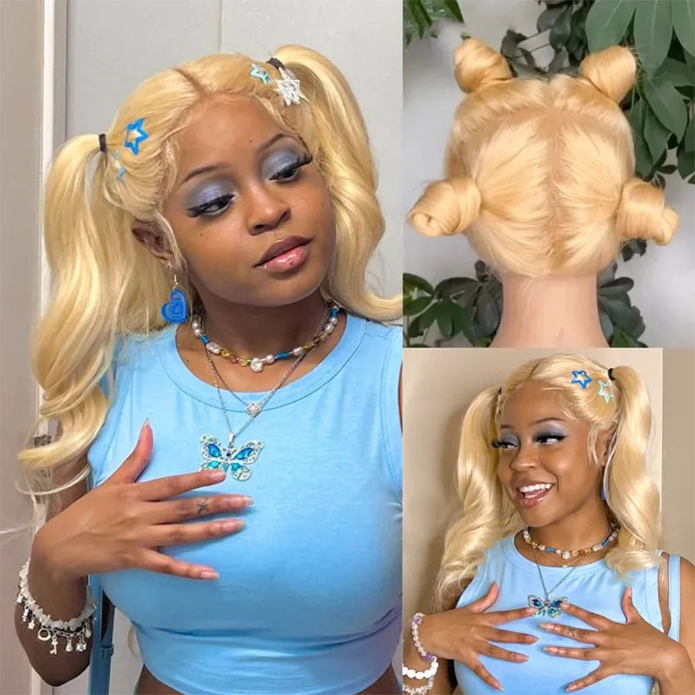 Parrucca in Capelli Umani Bion - 613 Blonde Body Wave Lace Front Wig recensione e prezzo