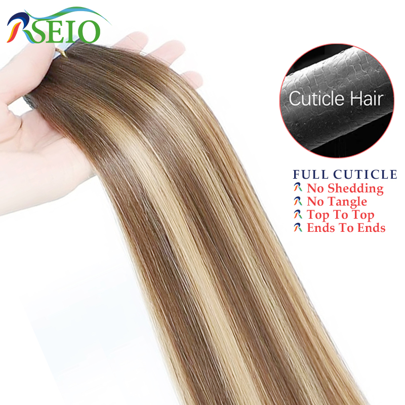 Nastro dritto RSEIO nelle este - Invisible Tape In Extensions Real Hair recensione e prezzo