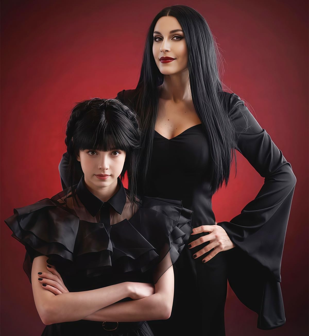 Parrucca sintetica lunga nera  - Synthetic Braided Wigs For Black Women recensione e prezzo