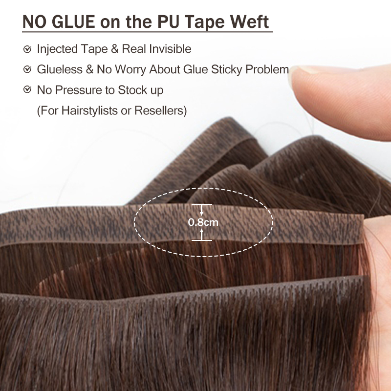 Nastro lungo invisibile Trama  - Invisible Tape In Extensions Real Hair recensione e prezzo