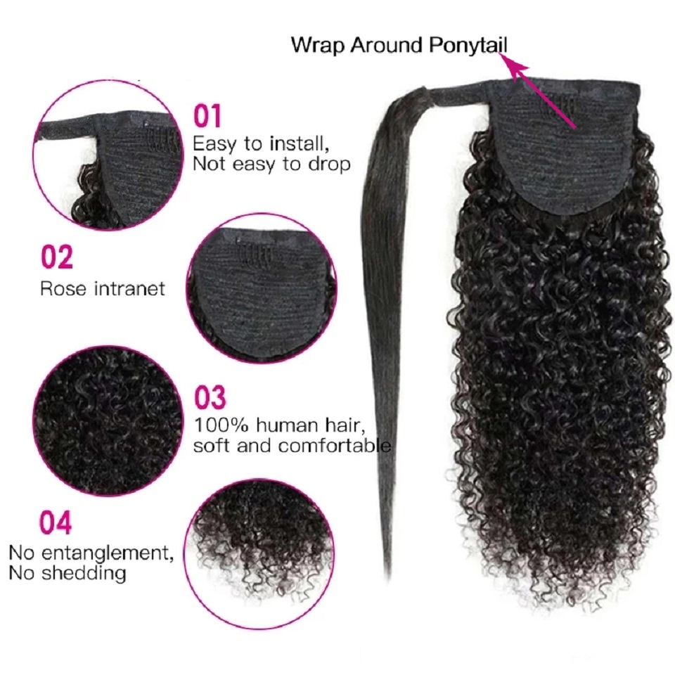 Extension per Coda di Cavallo  - Seamless Clip In Hair Extensions Human Hair recensione e prezzo