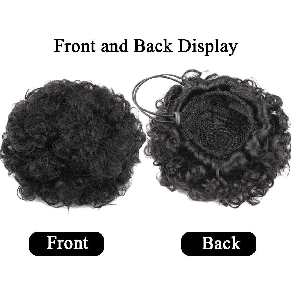 Extension per coda di cavallo  - Drawstring Afro Curly Puff Ponytail recensione e prezzo
