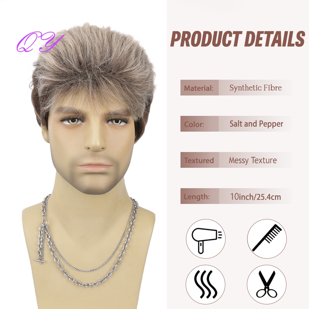 Parrucca sintetica corta marro - Synthetic Wigs recensione e prezzo