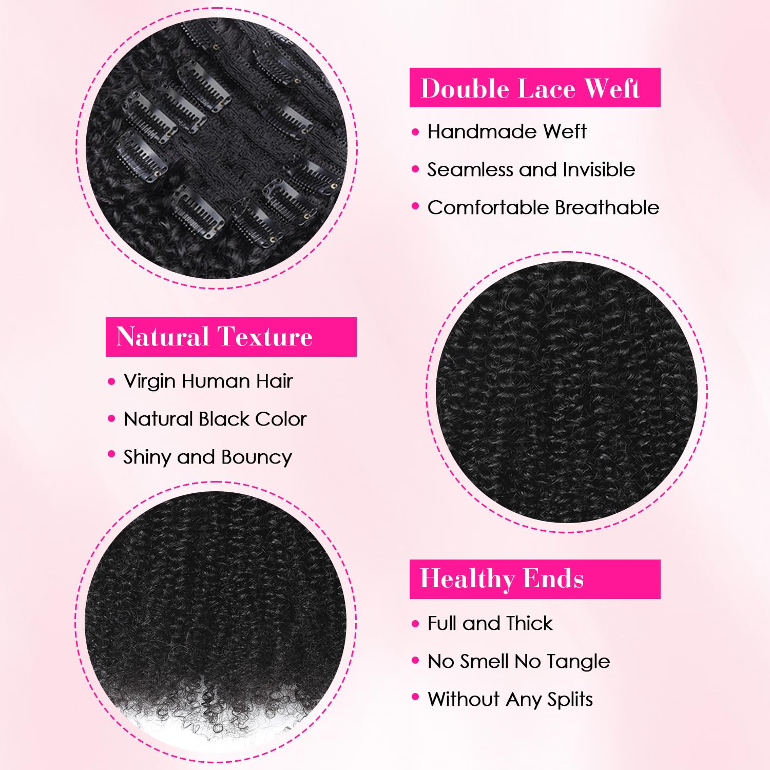 Estensioni dei capelli umani R - Seamless Clip In Hair Extensions Human Hair recensione e prezzo
