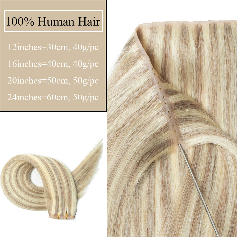 Estensioni dei capelli umani c - Invisible Tape In Extensions Real Hair recensione e prezzo