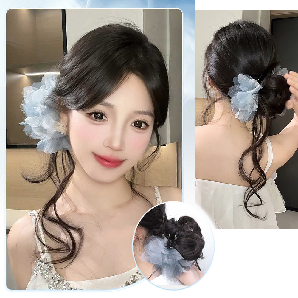 Chignon sintetico corto ondula - Claw Clip Messy Bun Hair Piece recensione e prezzo
