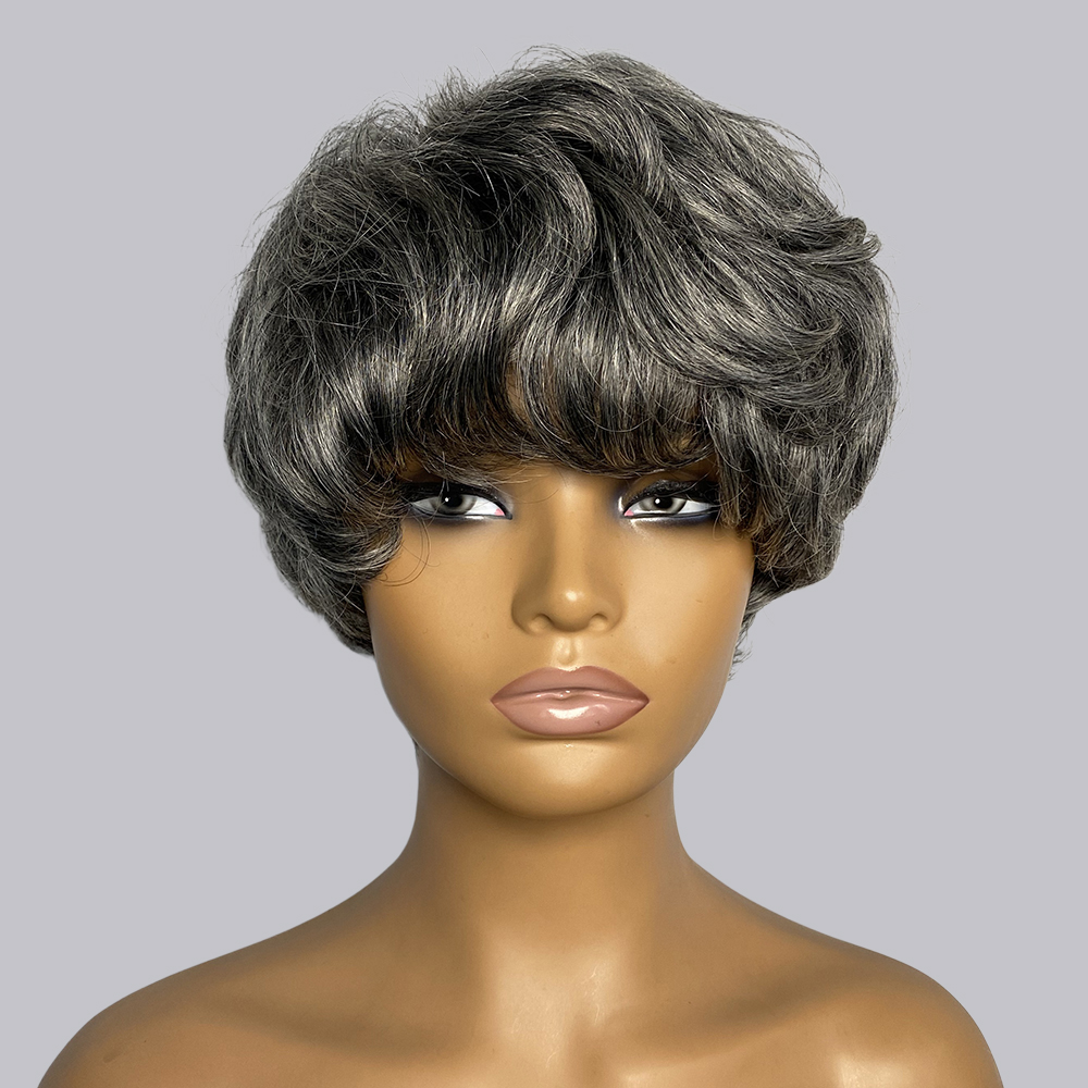 Parrucche per capelli umani co - Short Pixie Cut Wig Human Hair Cheap recensione e prezzo