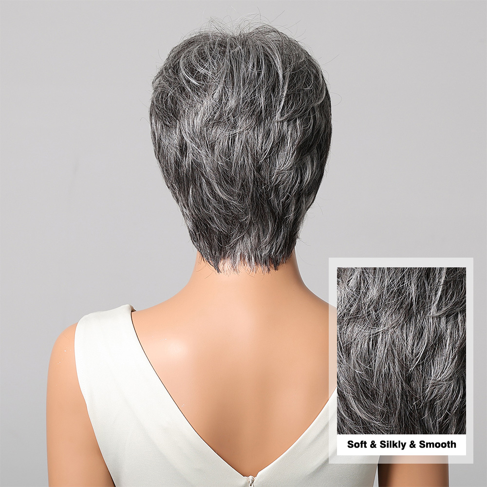 Parrucca corta per capelli uma - Short Pixie Cut Wig Human Hair Cheap recensione e prezzo