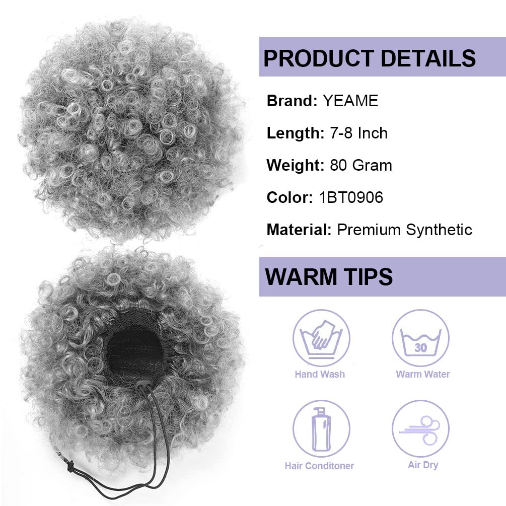 Coda di cavallo afro con couli - Drawstring Afro Curly Puff Ponytail recensione e prezzo