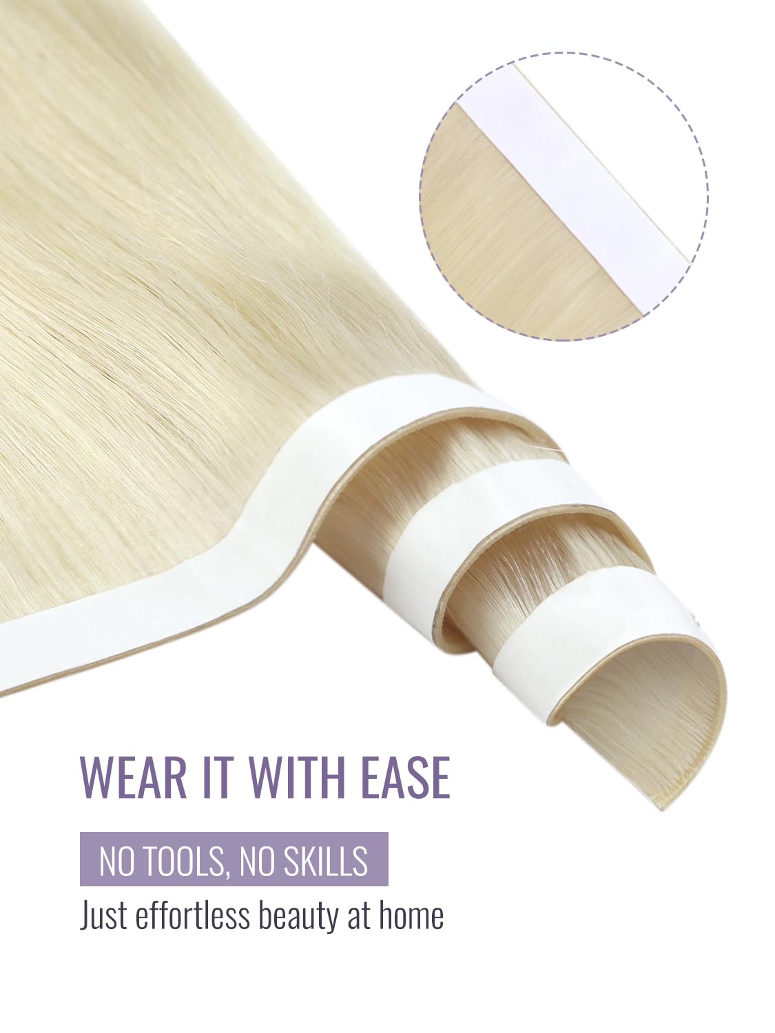 Moresoo Nastro in Trama Estens - Invisible Tape In Extensions Real Hair recensione e prezzo