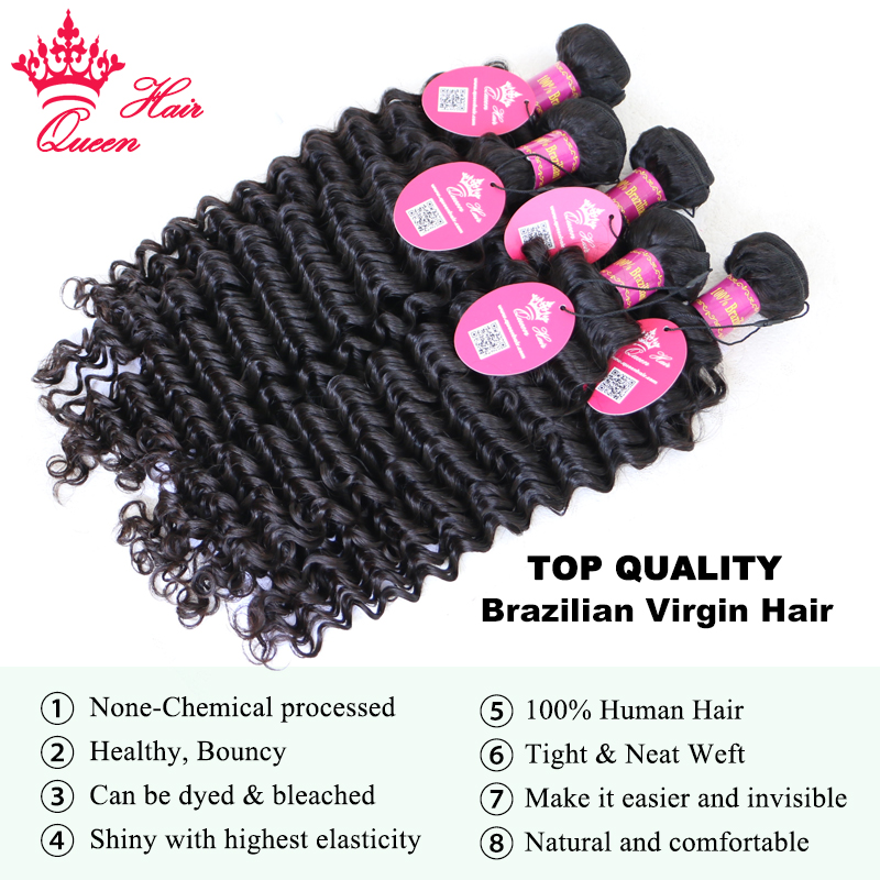 Top Quality Hair Bundles With  - Deep Wave 3 Bundles With Closure recensione e prezzo