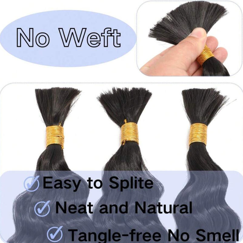 Capelli Umani per Treccine Sen - Water Wave Bulk Human Hair For Braiding recensione e prezzo