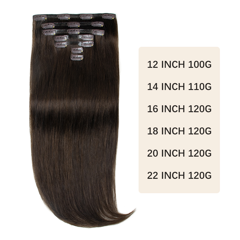 Clip in PU spesso invisibile n - Seamless Clip In Hair Extensions Human Hair recensione e prezzo