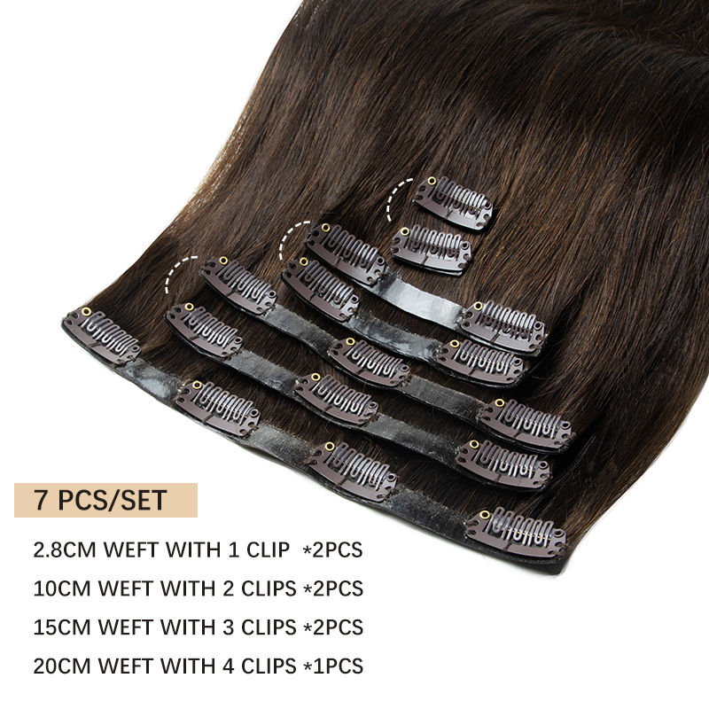Clip in PU spesso invisibile n - Seamless Clip In Hair Extensions Human Hair recensione e prezzo